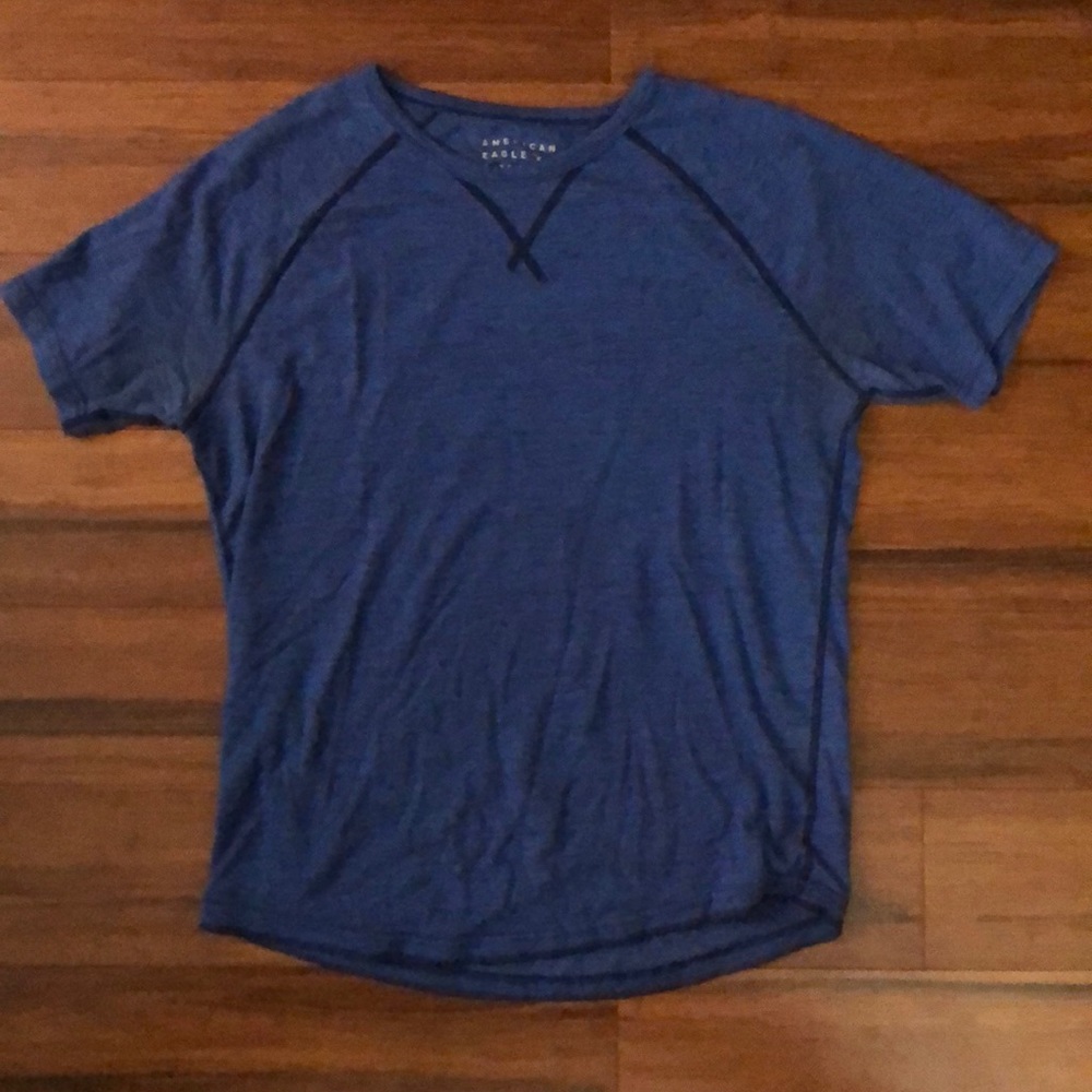 AMERICAN EAGLE MENS SHIRT MEDIUM (M) BLUE